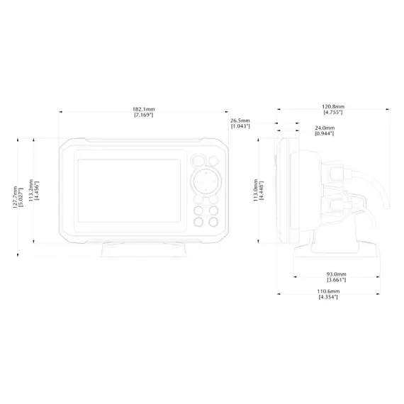 Eagle 5 with 50/200 HDI Transducer, 8 image Eagle 5 with 50/200 HDI Transducer, 8 image