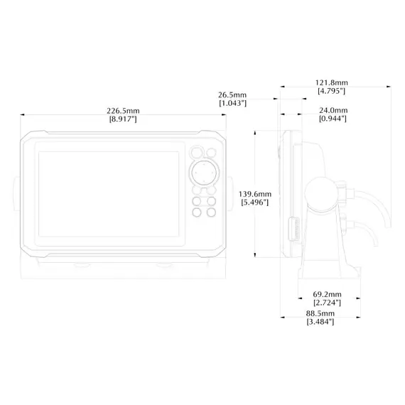 Aigle 7 avec transducteur SplitShot™ HD, 8 image