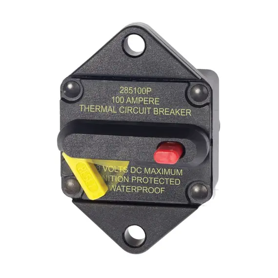 Flush Mount Circuit Breaker - 100A, Current, A: 100