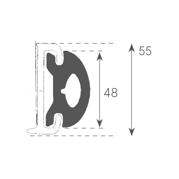 Profile C55 - Black, 2 image Profile C55 - Black, 2 image