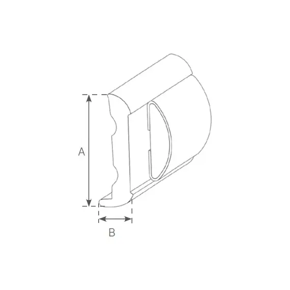 PVC Base for Sphaera 35 Profile, 3 image PVC Base for Sphaera 35 Profile, 3 image