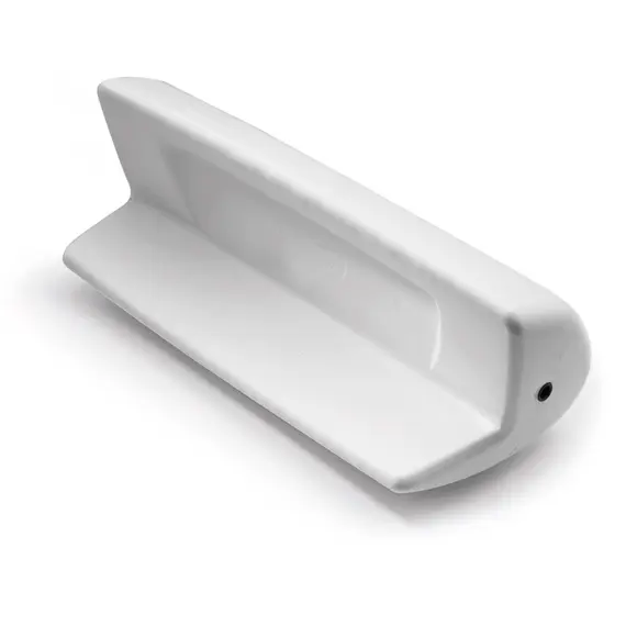 White Stern Fender from 75 degrees to 90 degrees