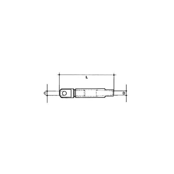 AISI 316 Eye Terminal - diameter 8.5mm, Diameter, mm: 8.5, 2 image AISI 316 Eye Terminal - diameter 8.5mm, Diameter, mm: 8.5, 2 image