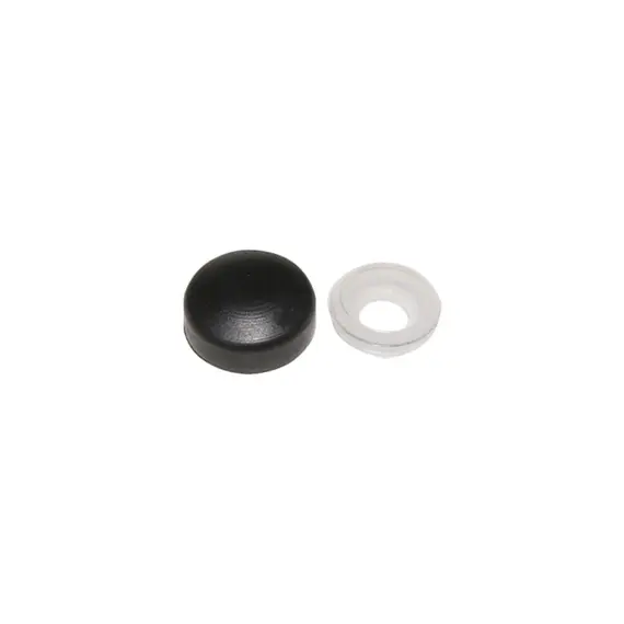 Rondelle de finition noire diamètre 3,5-4,2 mm, Diamètre intérieur, mm: 3.5-4.2, Couleur: Black