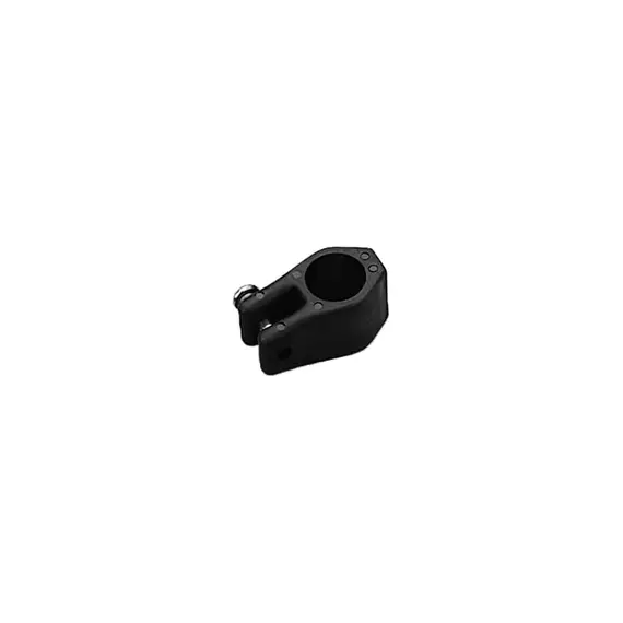 Mâchoire noire pour tube Ø22mm, Couleur: Black