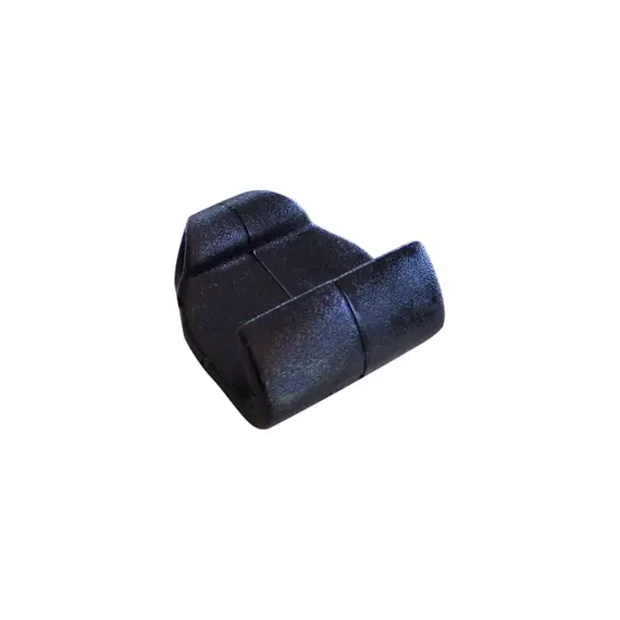 Crochet en nylon noir pour côtes diamètre 6mm, Couleur: Black