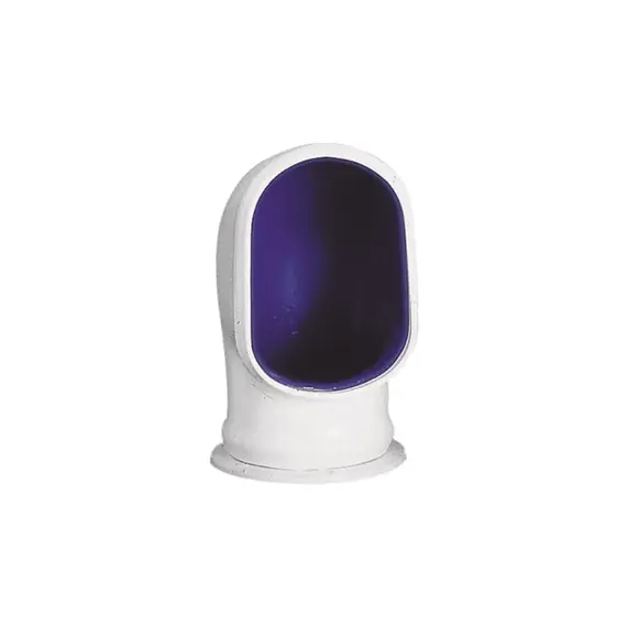 Éventail de capot bleu - 235x140mm, Couleur: Blue