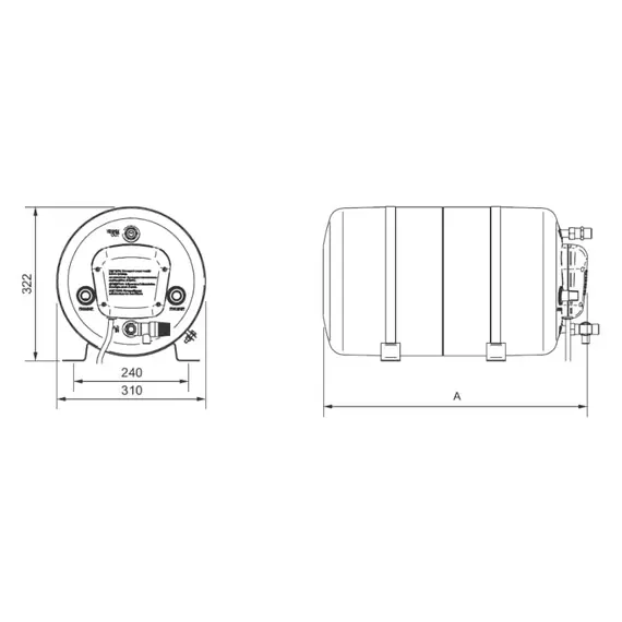 Boiler Isotemp SPA - 25L, Capacity, L: 25, 2 image Boiler Isotemp SPA - 25L, Capacity, L: 25, 2 image