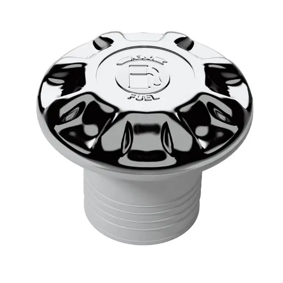 Remplissage de pont de carburant chromé - diamètre 38mm, Modèle: Fuel, Pour le diamètre du tuyau, mm: 38