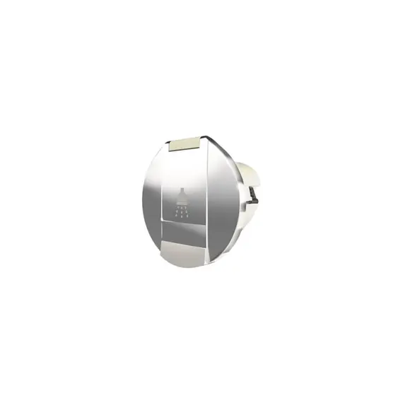 Niche ronde chromée pour douche, Couleur: Chrome