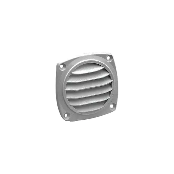 Grey Plastic Louver Vent - 85x85mm, Color: Grey