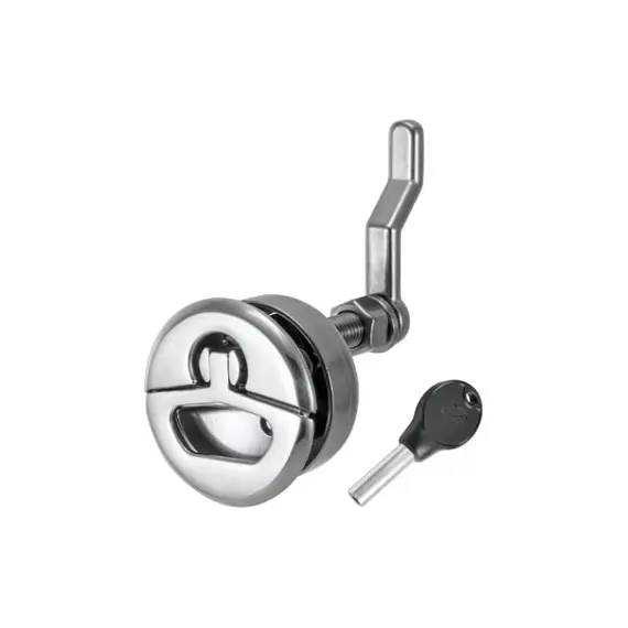 Loquet de trappe avec clé - diamètre 52,5 mm, Modèle: With key