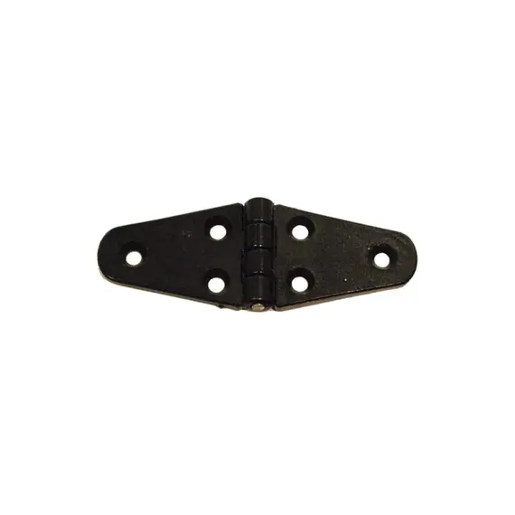 Charnière en nylon noir - 110x40mm, Dimensions, mm: 110x40