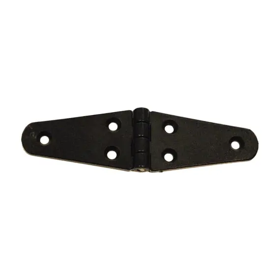 Charnière en nylon noir - 145x40mm, Dimensions, mm: 145x40