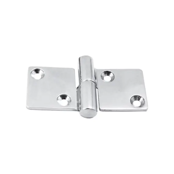 Charnière amovible en acier inoxydable poli miroir à gauche - 86x50mm, Modèle: Left