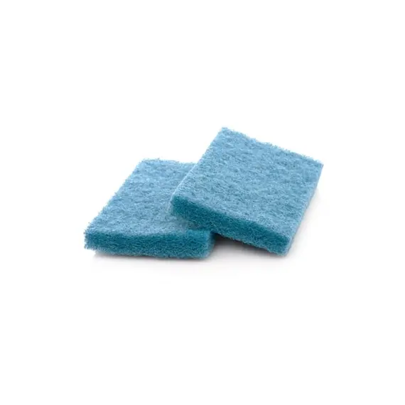 Tampons de récurage à abrasion moyenne - Bleu, Modèle: Medium