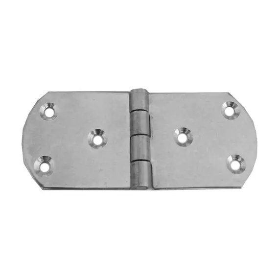 Charnière en acier inoxydable poli miroir - 100x40mm, Dimensions, mm: 100x40