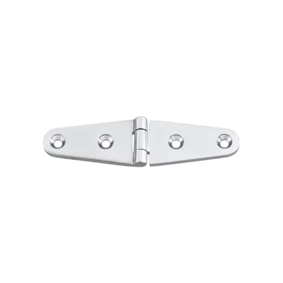 Charnière en acier inoxydable poli miroir - 104x26mm, Dimensions, mm: 104x26
