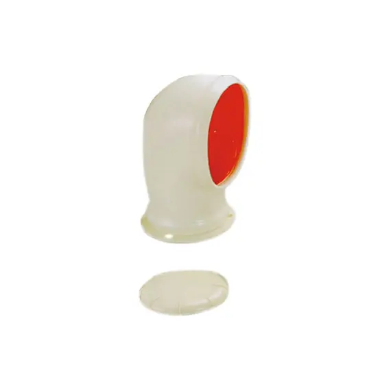 PVC Cowl Vent diamètre 100mm - 240mm, Hauteur, mm: 240