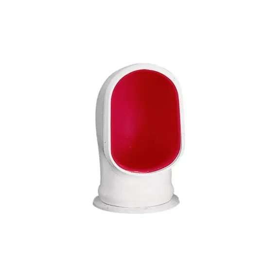 Évent de capot rouge - 235x140mm, Couleur: Red