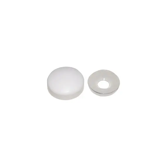 Rondelle de finition blanche diamètre 3,5-4,2 mm, Diamètre intérieur, mm: 3.5-4.2, Couleur: White