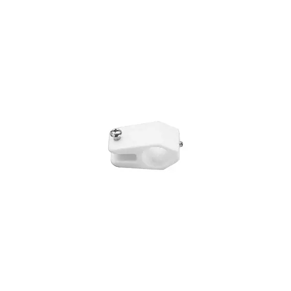 Glissière de mâchoire blanche pour tube Ø22mm, Couleur: White
