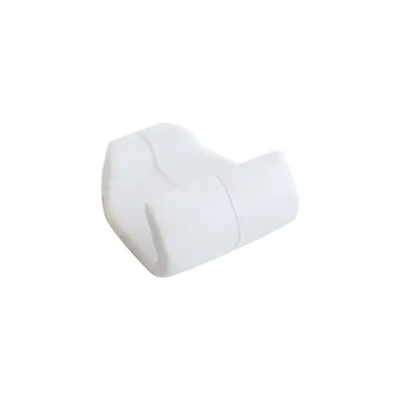 Crochet en nylon blanc pour côtes diamètre 6mm, Couleur: White