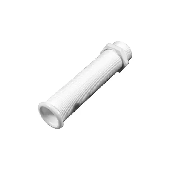 White PVC Through-hull - 25x155mm, Color: White