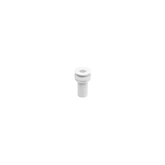 Blanc Encastré À Travers La Coque - 3/4, Couleur: White, Fil de discussion: M3/4"