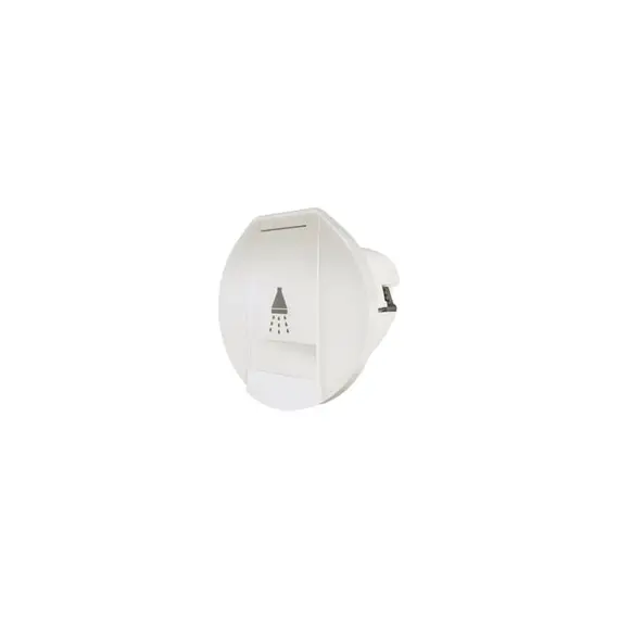 Niche ronde blanche pour douche, Couleur: White