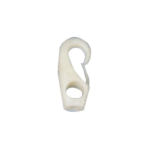 Mousqueton blanc diamètre 6mm, Couleur: White, Diamètre, mm: 6