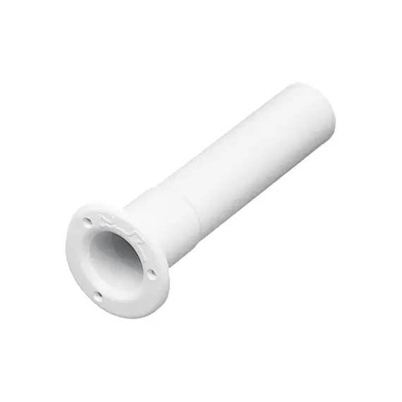 White Straight Rod Holder, Color: White