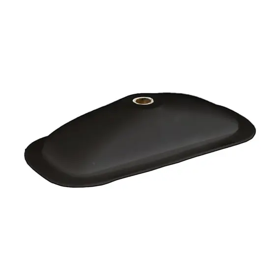 Black Neoprene Rowlock Socket, Color: Black