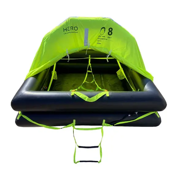 Hero Standard International Liferaft - 8P - Container, Persons: 8, Package: Container