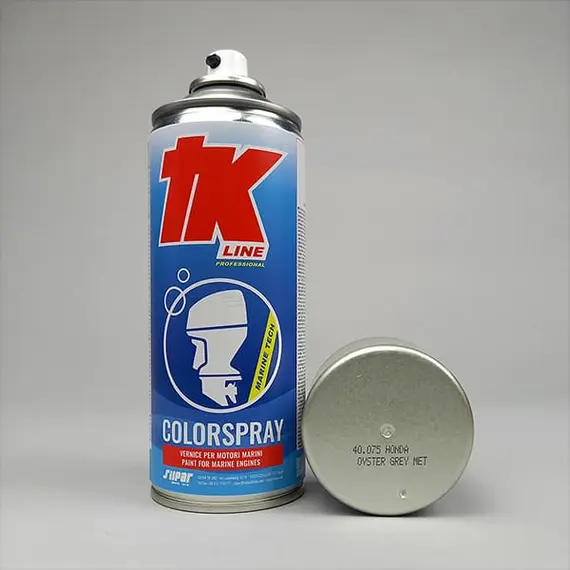 Peinture en aérosol pour moteur marin - Gris métallisé Honda