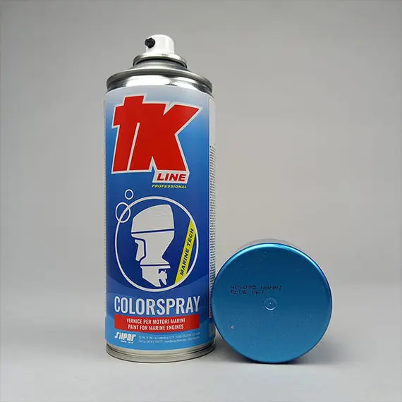 Marine Engine Spray Paint - Nanni Blue Met