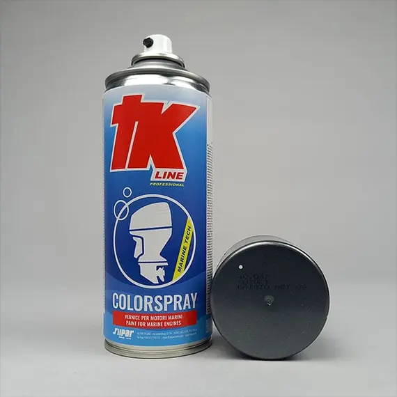 Marine Engine Spray Paint - Suzuki Grey 89 Met