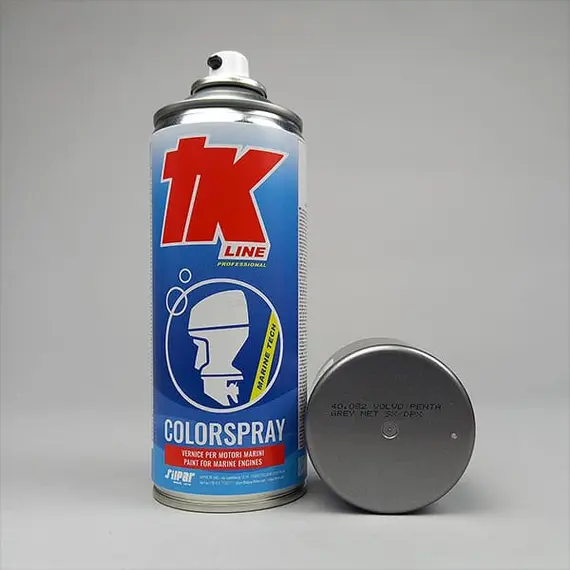 Peinture en aérosol pour moteur marin - Gris Volvo Penta SX/DPX