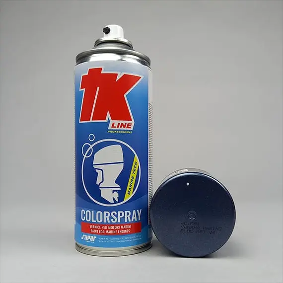 Peinture en aérosol pour moteur marin - Bleu marin Yamaha 84 Met