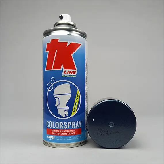 Peinture en aérosol pour moteur marin - Yamaha Ocean Blue Met
