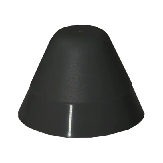 Cône terminal en PVC - Noir, Couleur: Black