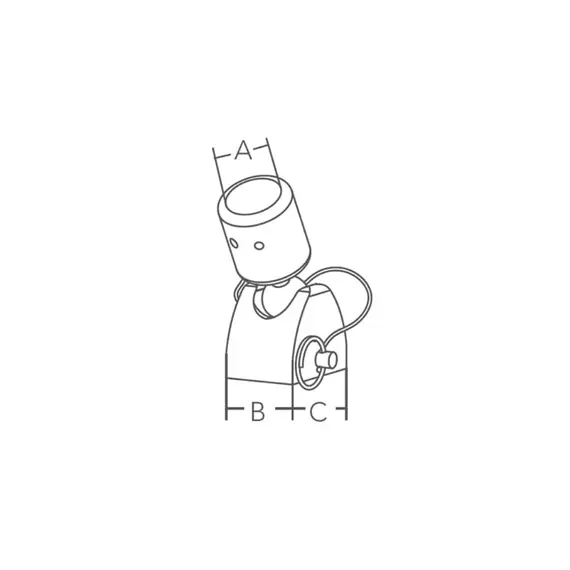 Rail Mount Hood - 22mm, Diameter, mm: 22, 2 image