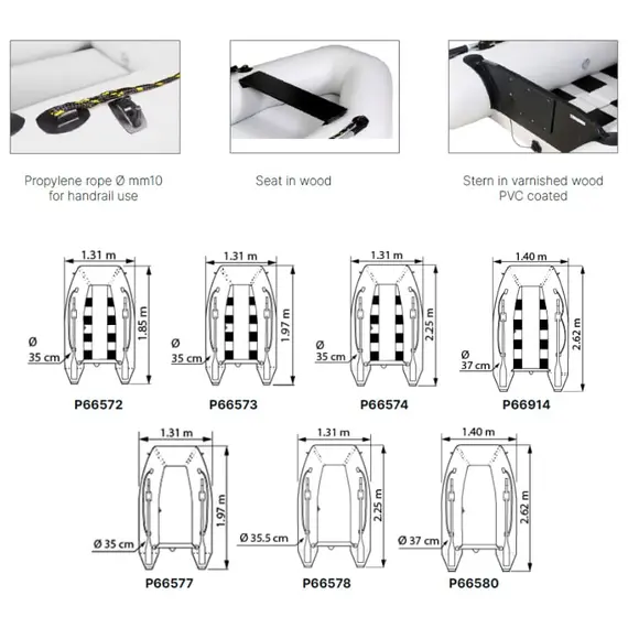 Tendre Horizon 230S, Charge maximale, kg: 270, 2 image Tendre Horizon 230S, Charge maximale, kg: 270, 2 image