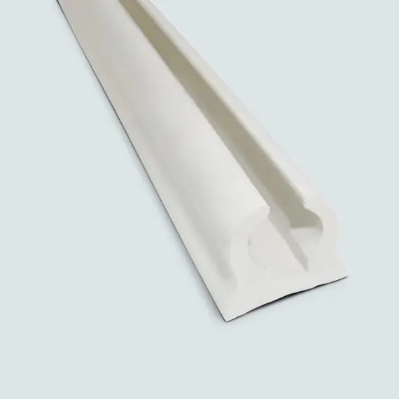 Rambarde en PVC blanc