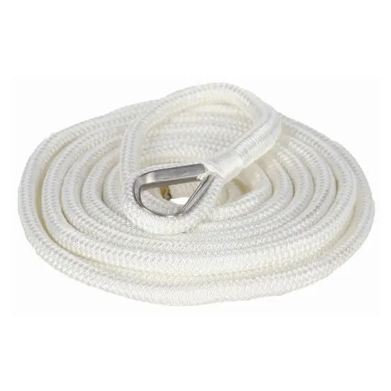 Double Braid Thimble Eye Ø12mm X 7mt White