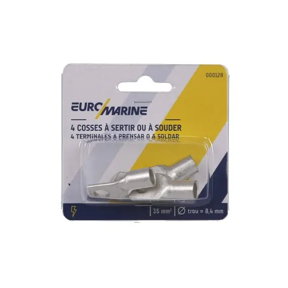 Kit de bornes à sertir/souder - Ø8,4mm - 35mm²