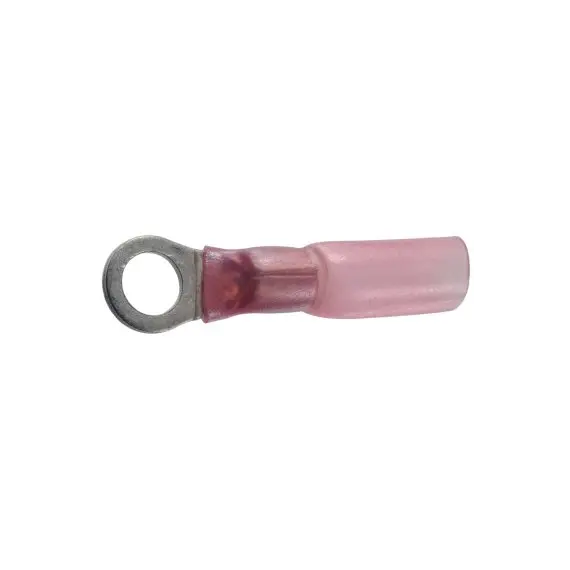Cosse à œil thermorétractable rouge de 4 mm - Ensemble de 4