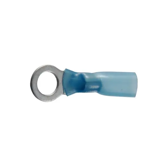 Blue Heat-Shrink Eye Terminal Set - 6mm