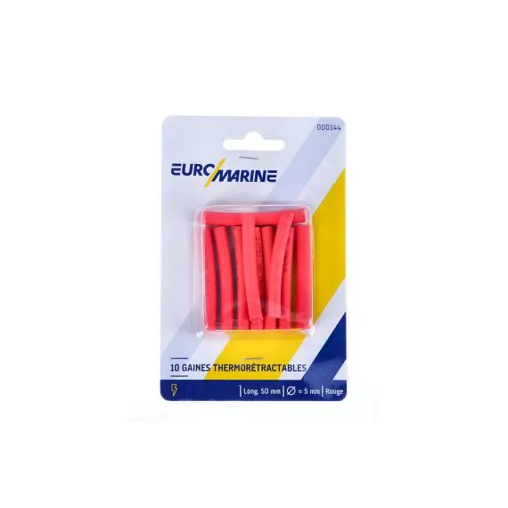 Heat Shrink Tubing Ø5mm - Red - Pack of 10
