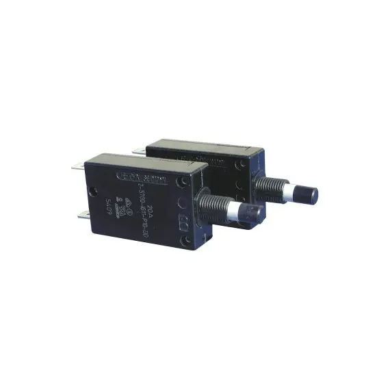 Disjoncteur à bouton-poussoir - 3A - IP40 - Certifié BV